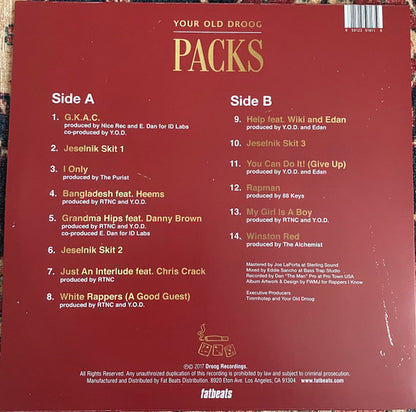 Packs (GOLD VINYL) | Mint (M) Mint (M) - HIP HOP *SEALED/COLOR*